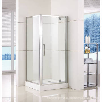 Puerta de ducha pivotante (WS-PS090) con revestimiento Nano Easy Clean de doble lado